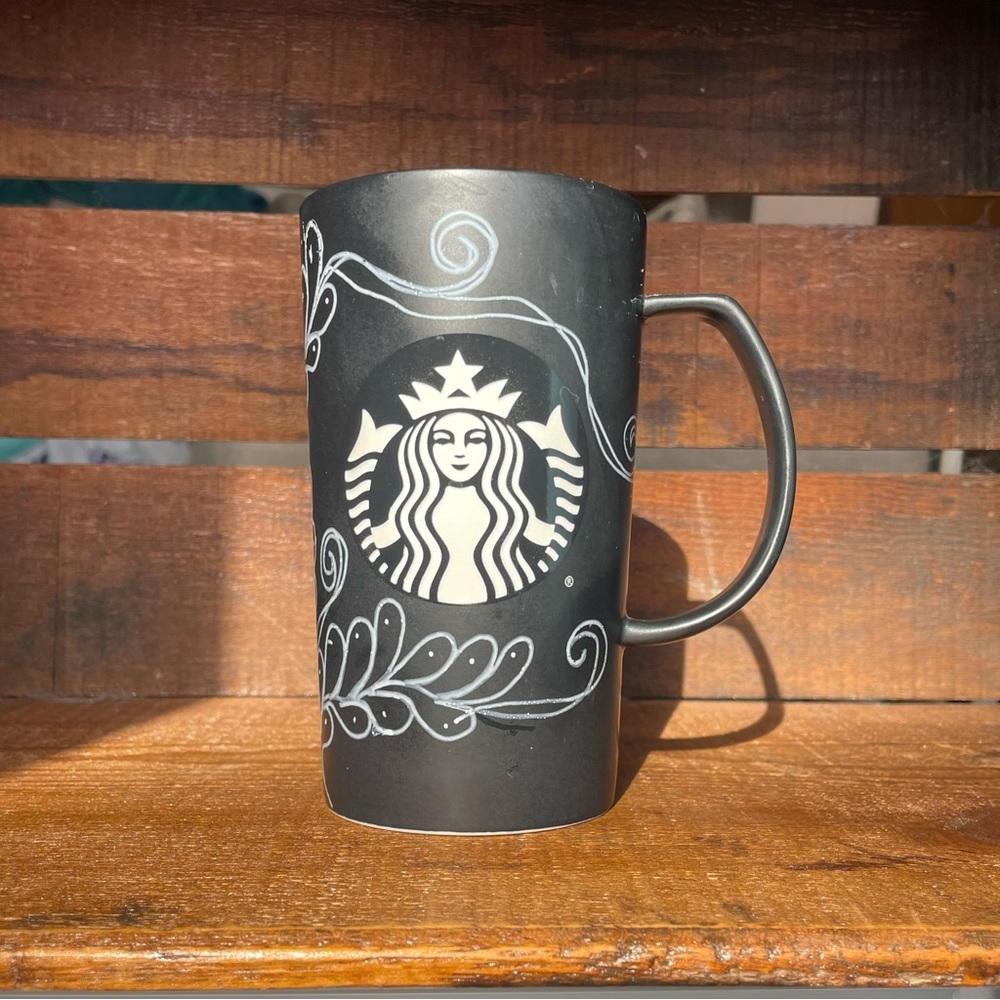 Starbucks 2015 Writable Mug Matte Black